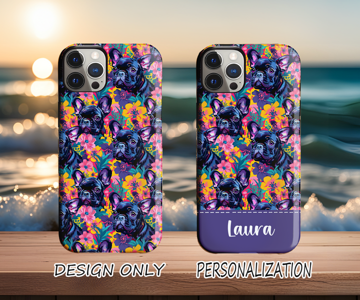 a phone case with a colorful flower design on it