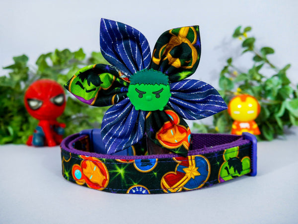 dog collar with flower - Super cookie