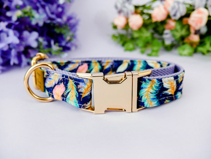 Dog collar - Boho feather