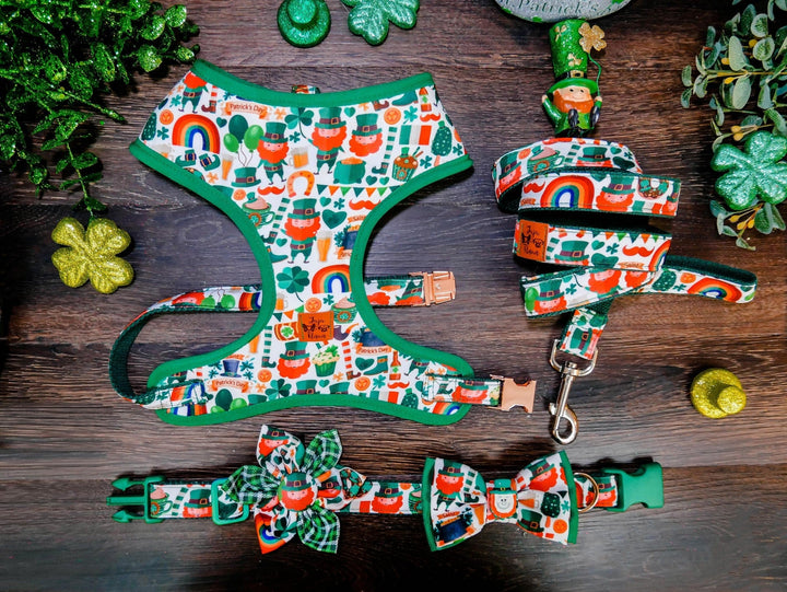 St. Patrick's Day dog harness - Leprechaun
