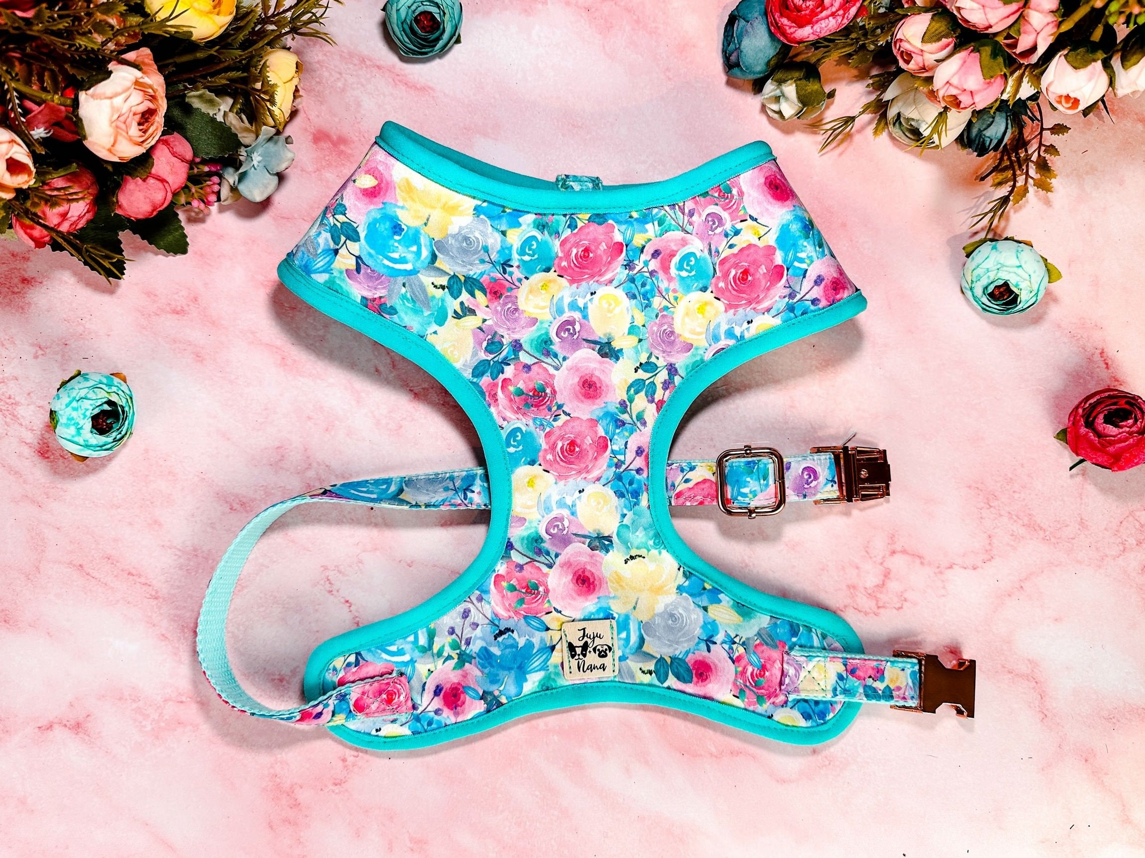 Dog harness - Spring Rose flowers – Juju + Nana