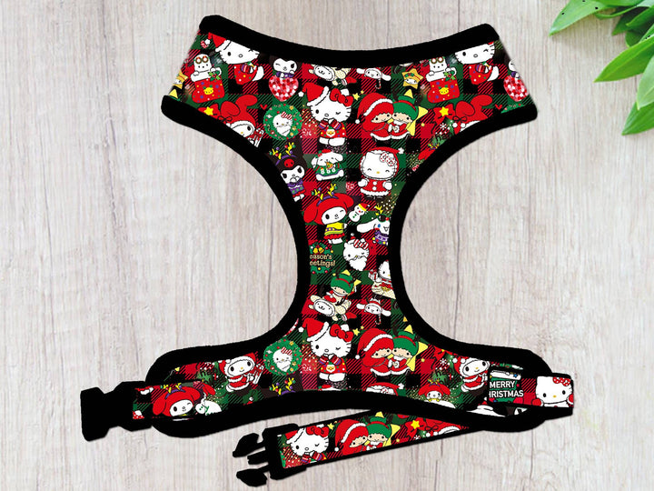 Christmas dog harness - Kawaii Kitty