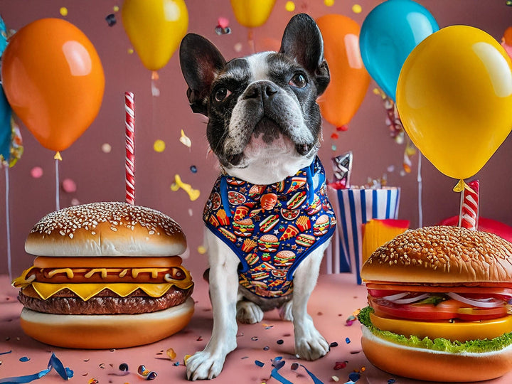 Dog harness - Fast food, Pizza, Hotdog, fries, and burgers
