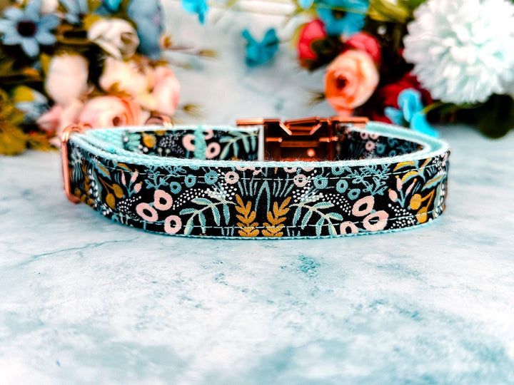 Rifle paper co dog collar - TAPESTRY MIDNIGHT