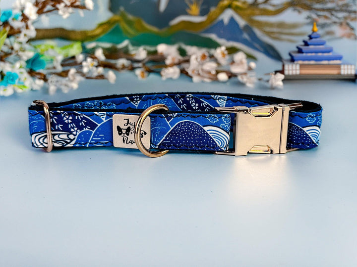 Japanese Kimono dog collar - Mountain