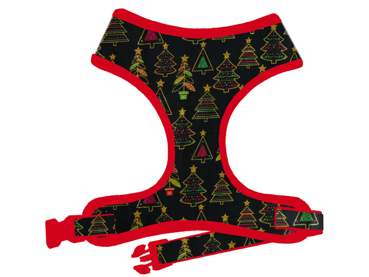 Glitter Christmas Tree dog harness vest