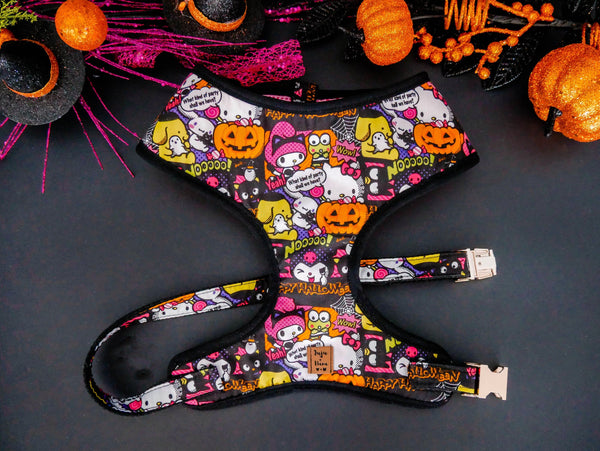 Halloween dog harness - Kawaii Kitty