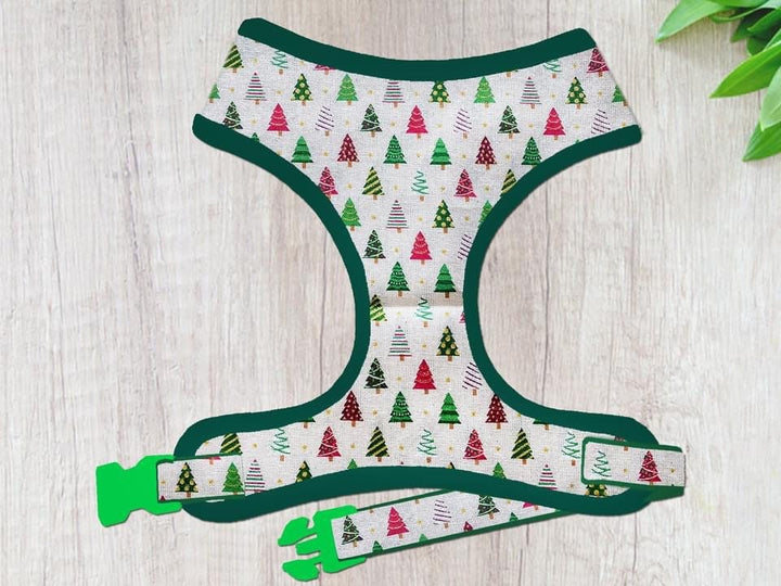 Christmas tree dog harness vest/ boy girl dog harness