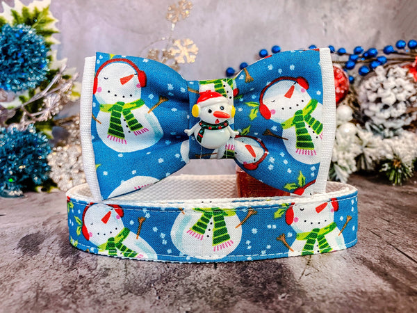 Christmas dog collar bow tie/ boy cute collar