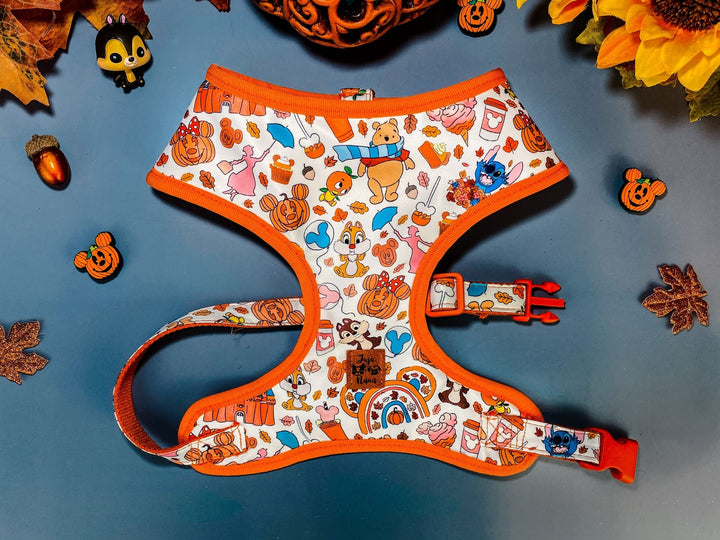 Thanksgiving dog harness - Autumn characters