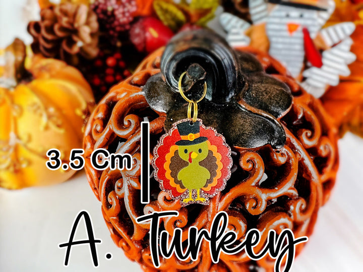 Thanksgiving dog tag - turkey