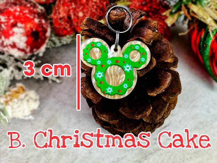 Christmas dog tag/ Christmas dog collar charm