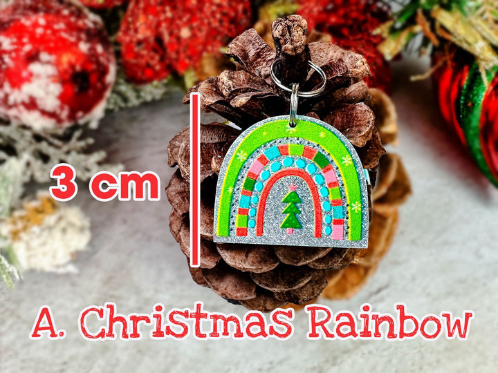 Christmas dog tag/ Christmas dog collar charm